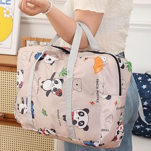 [Portable Travel Bag] Large Capacity Folding Storage Bag | Portable Outdoor Travel Bag for Moving, Travel, Shoulder Handheld in Saudi Arabia