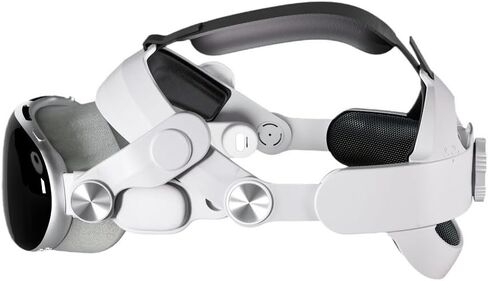 Head Strap for Apple Vision Pro, Comfort Elite Strap with PU Leather Cushion and Memory Foam, Pressure-Free Fit, Quick Installation in Saudi Arabia
