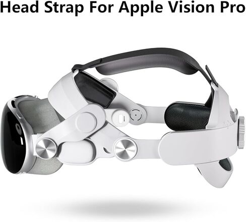 Head Strap for Apple Vision Pro, Comfort Elite Strap with PU Leather Cushion and Memory Foam, Pressure-Free Fit, Quick Installation in Saudi Arabia