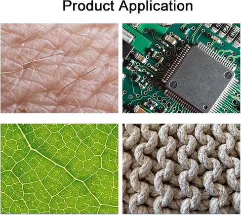 مجهر HDMI إلكتروني، كاميرا مجهر لحام تكبير 180X، يدعم تسجيل الصور/الفيديو، مع ضوء LED، لإصلاح الإلكترونيات، لحام PCB SMD in Kuwait