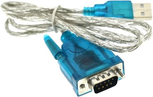 1 قطعة HL-340 USB إلى RS232 COM ميناء المسلسل المساعد الشخصي الرقمي 9 دبوس DB9 مهائي كابلات دعم Windows7 64 in Saudi Arabia