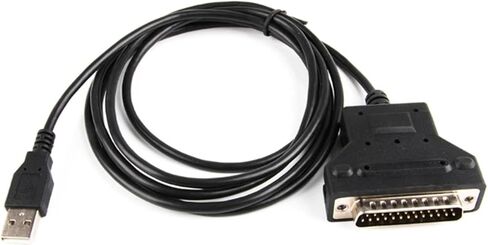 USB to DB25 25Pin RS232 Connector Cable for Vintaged Printing Devices and Industrial Equipment Fast Speed Transfer in Saudi Arabia