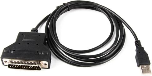 USB to DB25 25Pin RS232 Connector Cable for Vintaged Printing Devices and Industrial Equipment Fast Speed Transfer in Saudi Arabia