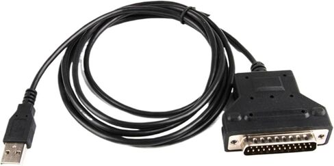 USB to DB25 25Pin RS232 Connector Cable for Vintaged Printing Devices and Industrial Equipment Fast Speed Transfer in Saudi Arabia