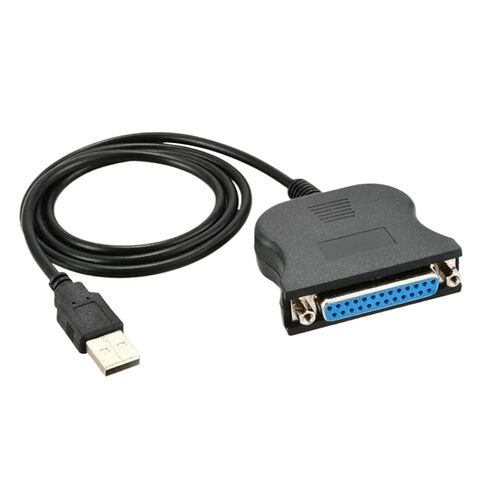 USB to 25 Pin DB25 Female IEEE 1284 Parallel Printer LPT Adapter Print Converter Cable Parallel Interface Communication in Saudi Arabia