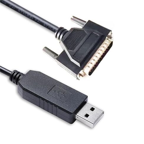 USB Programming Cable USB to DB25 Male RS232 Serial Cable for PLC-5 Controllers USB-1784-CP10 in Saudi Arabia