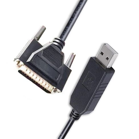 USB Programming Cable USB to DB25 Male RS232 Serial Cable for PLC-5 Controllers USB-1784-CP10 in Saudi Arabia