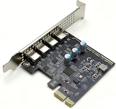 بطاقة محول PCIe إلى USB C فعالة تدعم سرعة نقل 5 جيجابت في الثانية وبطاقة USB C متعددة الأجهزة in Kuwait
