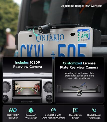 Car Radio Stereo for Ford F150 2009 2010 20112012 2013 2014, 9Inch Android with Wireless CarPlay/Android Auto, 5G WiFi GPS Navigation Bluetooth, Touchscreen Backup Camera in Saudi Arabia