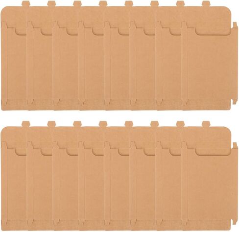 Homoyoyo 100pcs Kraft Paper CD Sleeves DVD Packaging Bags, Sturdy CD Storage Envelopes for Media Organization and Travel Protection in Saudi Arabia