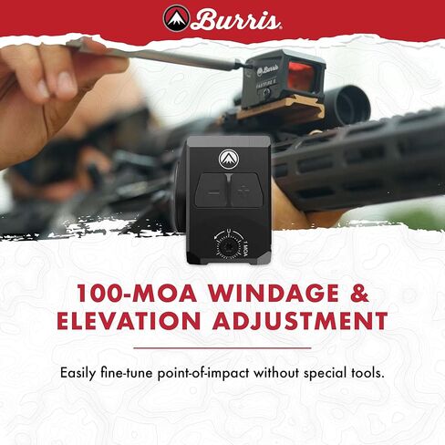 Burris Optics Fastfire E Green Dot Sight Fully Enclosed Emitter, 3.5 MOA, ACRO Footprint, 60,000 Hours, Waterproof Shockproof Fogproof, Forever Warranty, 300267. in Saudi Arabia