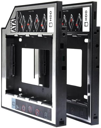 9.5 مللي متر 12.7 مللي متر الألومنيوم HDDs Caddys محول تحسين سرعة نقل البيانات لأجهزة الكمبيوتر المحمولة البصرية خليج SATAs البصرية خليج Caddys in Kuwait