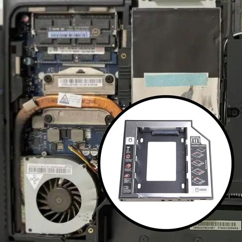 9.5 مللي متر 12.7 مللي متر الألومنيوم HDDs Caddys محول تحسين سرعة نقل البيانات لأجهزة الكمبيوتر المحمولة البصرية خليج SATAs البصرية خليج Caddys in Kuwait