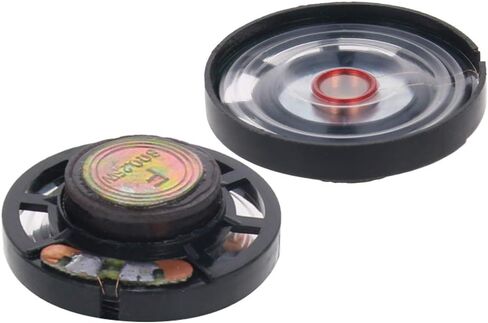 Fielect 10Pcs DIY Magnetic Speaker 0.25W 8 Ohm Internal Magnet Loudspeaker Speaker Round Shape Replacement Loudspeaker, 29mm Diameter in Saudi Arabia