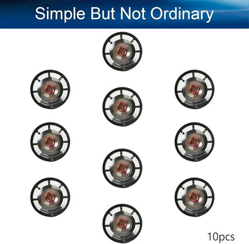 Fielect 10Pcs DIY Magnetic Speaker 0.25W 8 Ohm Internal Magnet Loudspeaker Speaker Round Shape Replacement Loudspeaker, 29mm Diameter in Saudi Arabia