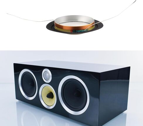 25.9mm Titanium Dome TweeterDiaphragm ZZ22943 Compatible with B & W CM1, CM7, CM8 Tweeter in Saudi Arabia