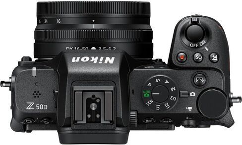 كاميرا Nikon Z50II بدون مرآة مع عدسة NIKKOR Z DX مقاس 16-50 مم f/3.5-6.3 VR، حزمة منشئ المحتوى 1786 مع حقيبة تصوير Deco Gear + Monopod + بطاقة SDXC سعة 64 جيجابايت + البرامج والملحقات in Saudi Arabia