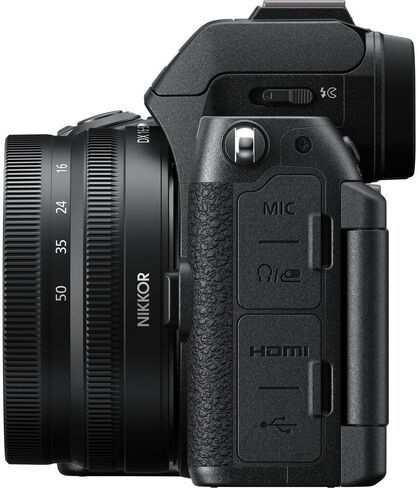 كاميرا Nikon Z50II بدون مرآة مع عدسة NIKKOR Z DX مقاس 16-50 مم f/3.5-6.3 VR، حزمة منشئ المحتوى 1786 مع حقيبة تصوير Deco Gear + Monopod + بطاقة SDXC سعة 64 جيجابايت + البرامج والملحقات in Saudi Arabia