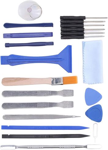 Disassembly Tool Repair Kit, 12 in 1 Set with Magnetic Replaceable Bits, Repair Kit for Smartphone, PC & Electronics in Saudi Arabia