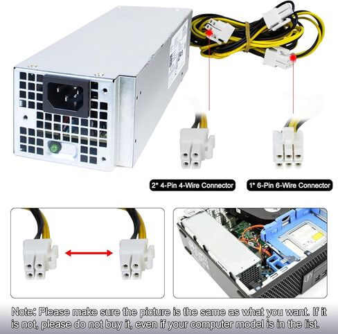 Lxun Upgrad 200W L200EBS-01 Power Supply 5TVM5 PSU H200EBS-01 Compatible with Dell Optiplex 3060 3050 3050M 7050 7060 3080 5080 7080MT Dell Inspiron 3470 H200EPS-01 VFXXF PA-2201-3DB K92TW 200W PSU in Saudi Arabia