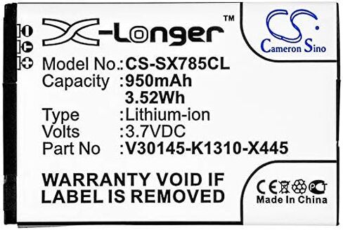 DCH 950mAh V30145-K1310K-X444 استبدال البطارية لشركة Siemens Gigaset SL450H OpenStage SL4 Professional SL400A Gigaset X656 V30145-K1310-X445 V30145-K1310-X444 S30852-D2152-X1 in Saudi Arabia