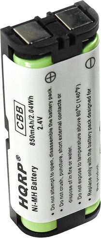 HQRP Phone Battery Compatible with Panasonic KX-TG5761S KX-TG5771S KX-TG5776S KX-TG5777PK KX-TG6700B KX-TG6702B KX-TGA572S KX-TGA670B Cordless Telephone in Saudi Arabia