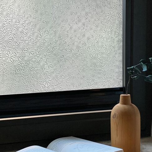 Artscape 01-0128 Etched Leaf Window Film, 24" x 36", Textured in Kuwait