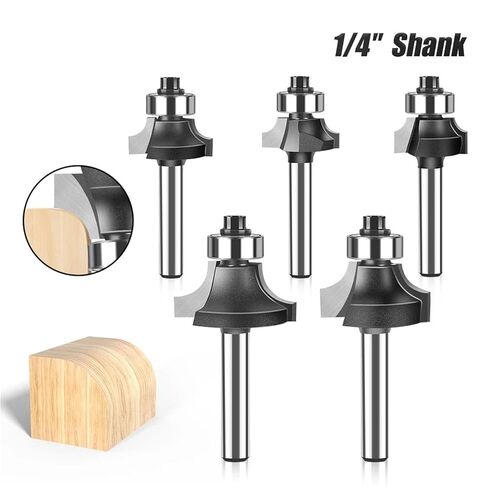 1/4 6mm Shank Corner Round Over Router Bit with BearingMilling Cutter for Wood Woodwork Tungsten Carbide 1Pcs(6X3I8in) in Saudi Arabia