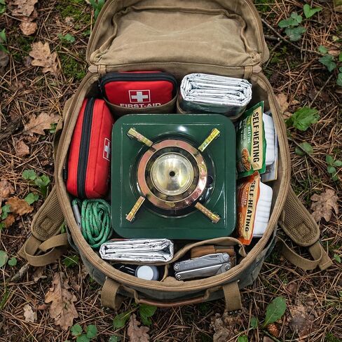 Portable Kerosene Stove 8-Wicks,Camping Picnic Burner Furnace,Backpacking Oil Stoves Cooker Cookware,for Outdoor Cooking Emergency Heating Hiking Picnic Survival Gear (Square) in Saudi Arabia