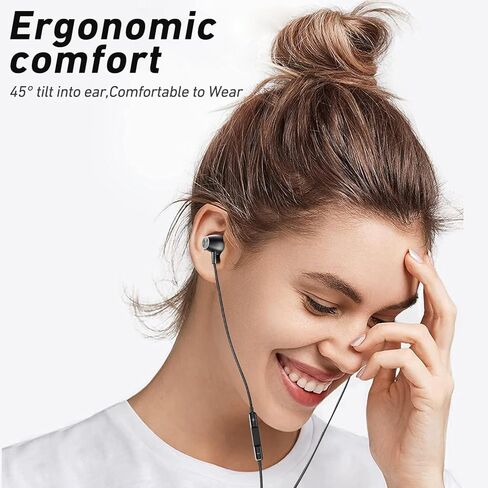 (2Pack) Wired USB C Earbuds for iPhone 17 16 Pro Max 16e 16 Plus 16Pro 15 Pro Max 15 Plus 15Pro, USBC Headphones in-Ear Earphones Type C Ear Buds with Mic Volume Control HiFi Stereo Noise Cancelling in Saudi Arabia
