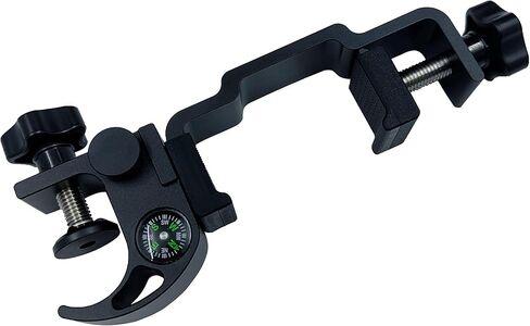 Universal Data Collector Cradle Bracket for Most Data Collectors, Quick Release Prism Rod Clip Range Pole Clamp with Compass in Saudi Arabia