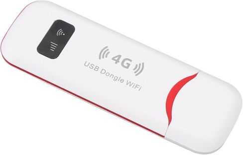 4G LTE USB Modem, Portable Wireless Mobile Hotspot Router 150Mbps with SIM Card Slot, for Europe Asia Oceania Africa in Saudi Arabia