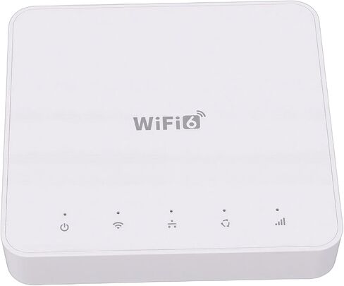 4G Cellular, Portable LTE Modem, Dual Ethernet Ports 6 Modem with High Speed Internet Conversion Up to 300Mbps, Ideal for Remote Work & Travel in Saudi Arabia