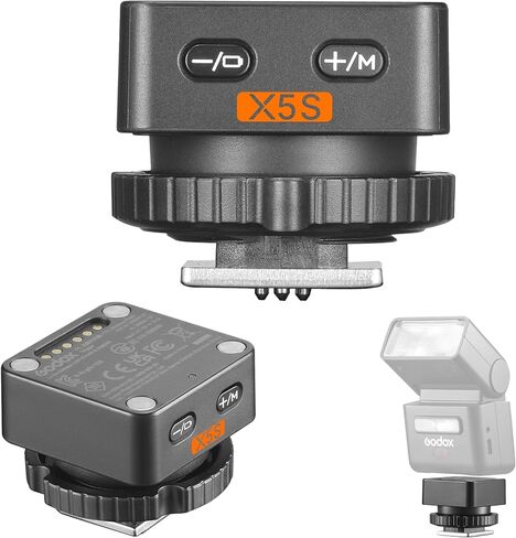 Godox iT32 TTL Camera Flash, Matching X5 Wireless Flash Trigger, Compatible with Canon, Sony, Nikon, Fuji, Olympus Camera etc, Magnetic Hotshoe&Trigger 2-in-1, 2.4G Wireless, GN18, Recycle Time 1.5s in Saudi Arabia