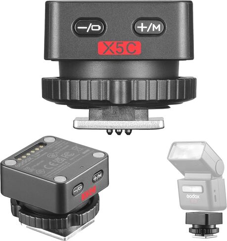 Godox iT32 TTL Camera Flash, Matching X5 Wireless Flash Trigger, Compatible with Canon, Sony, Nikon, Fuji, Olympus Camera etc, Magnetic Hotshoe&Trigger 2-in-1, 2.4G Wireless, GN18, Recycle Time 1.5s in Saudi Arabia