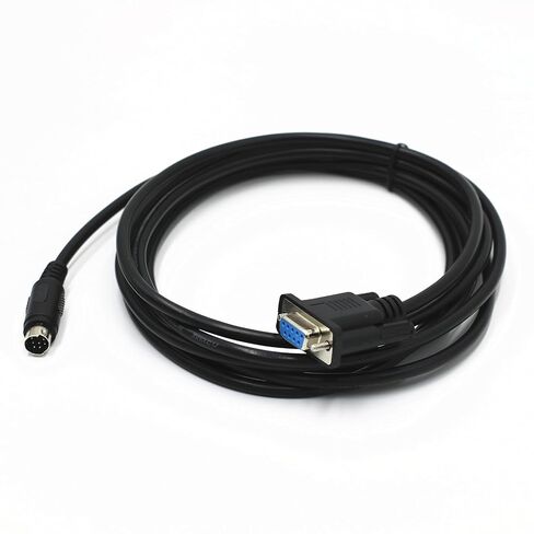 Wood Thrush PTZ Camera Control Cable, 8-Pin Mini-DIN to RS232 VISCA Cable for Long-Distance Camera Control. Connect to Joystick, Keyboard, or PC. Compatible with Most Major Brands. (16.4ft/5m) in Saudi Arabia