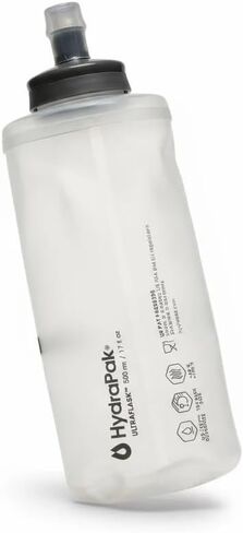 Orange Mud UltraFlask قارورة ناعمة سعة 500 مل مع صمام قفل للعض - زجاجة ترطيب من مادة TPU/HDPE سعة 17 أونصة للجري والمسار والقدرة على التحمل الفائق in Saudi Arabia