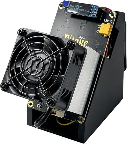 جهاز تعدين البيتكوين Bitaxe Turbo Gamma GT 800 BTC، آلة تعدين التشفير ASIC بقوة 2.5TH/s، استهلاك الطاقة 48 وات، تصميم مدمج مع مروحة مدمجة وإمدادات الطاقة in Kuwait