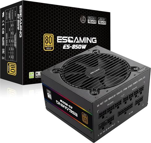 1200W ATX 3.1 Power Supply, 80 Plus Gold Certified, Fully Modular PSU, PCIe 5.1 Ready with 12VHPWR Cable, 120mm Silent Fan, High Efficiency Gaming PC Power Supply in Saudi Arabia