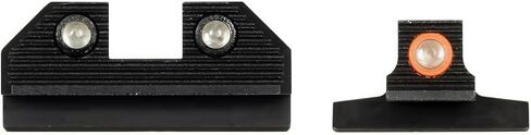 مجموعة Night Fision Optics Ready Stealth Night Sight لـ Canik MC9 w/ 507k/EPS - حلقة أمامية برتقالية in Kuwait