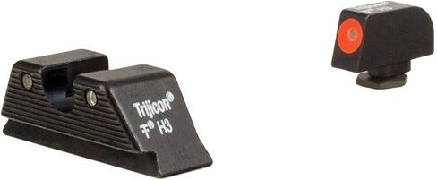 Trijicon HD Night Sight Set for Glock MOS & Standard Models 17, 19, 22, 23, 26, 27, 31–39, 45, Orange Front Outline, Black Rear – GL114-C-601089 in Saudi Arabia