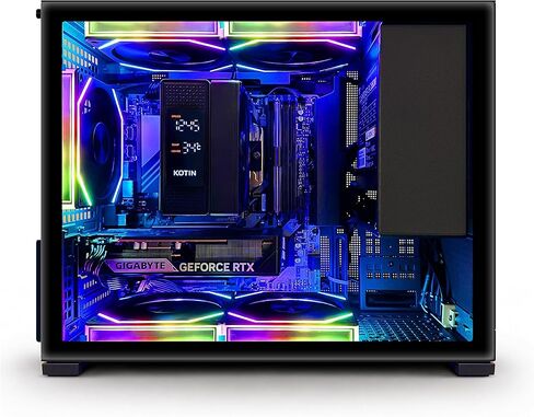 كمبيوتر مكتبي للألعاب من KOTIN، Core 14400F، GeForce RTX 5060 8GB، 16GB DDR5 6000MHz، 1TB PCIe 4.0 SSD، WiFi 6، Windows 11 Home، ARGB Gaming Desktop Tower للألعاب المنزلية والمكتب D32B in Saudi Arabia