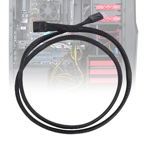 SFF 8611 4i to SFF 8611 4i Cable, PCIe 64Gbps Mini SAS Data Extension Cable with 42 Pin Connectors, for Oculink EGPU Servers & Storage Systems in Saudi Arabia