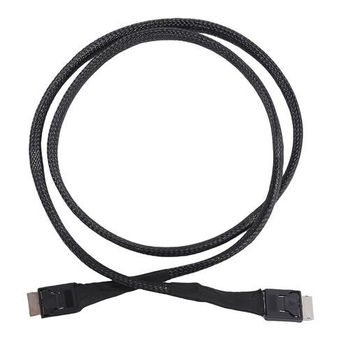 SFF 8611 4i to SFF 8611 4i Cable, PCIe 64Gbps Mini SAS Data Extension Cable with 42 Pin Connectors, for Oculink EGPU Servers & Storage Systems in Saudi Arabia