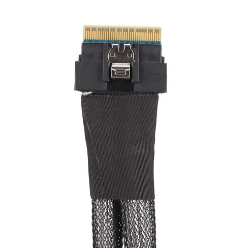 SUNGOOYUE Mini SAS Cable, SFF8654 to SFF8643 Server Data Transmission Line, 12Gbps Speed with 1xSFF8654 to 2xSFF8643 Connectors, for Servers Switches Storage Racks in Saudi Arabia