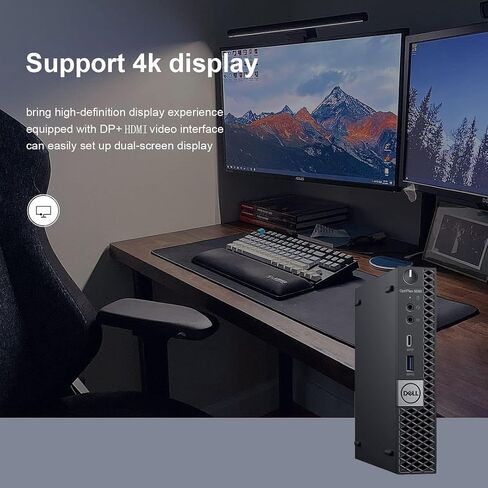 Dell Optiplex 5060 Mini Business Desktop Computer, Intel Core i5-8500T 2.1GHz Desktop PC, 8GB RAM, 256GB SSD, Mouse & Keyboard, Wi-Fi/Bluetooth, Type-C, 4K Support, Windows 11 Pro (Renewed) in Saudi Arabia