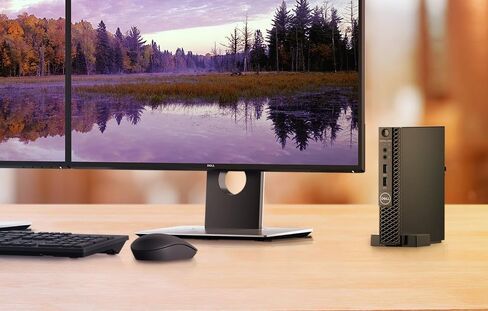 Dell OptiPlex 7060 Mini Desktop Business PC, Intel Core i5-8500T 2.1GHz, 8GB RAM, 256GB SSD, USB Type-C, WiFi + Bluetooth, Keyboard & Mouse, Windows 11 Pro (Renewed) in Saudi Arabia