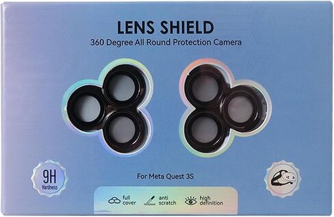 9H Tempered Glass Camera Lens Protector for Meta Quest 3S/Oculus Quest 3S - Aluminum Alloy Frame with 360° Full Coverage, HD Anti-Scratch & Anti-Fingerprint in Saudi Arabia
