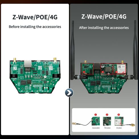 SMLIGHT SLZB-Ultima زيجبي متعدد الراديو محول ذكي متعدد الأطراف محول المادة Z-Wave 4G LTE إيثرنت PoE Type-C in Saudi Arabia