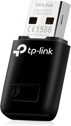 TP-Link TL-WN823N 300Mbps Mini Wireless N USB Adaptor (Black) in Saudi Arabia